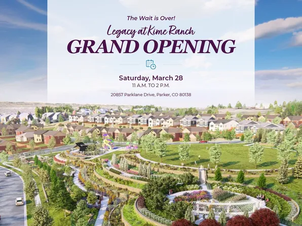 Homes Available Soon, Legacy at Kime Ranch