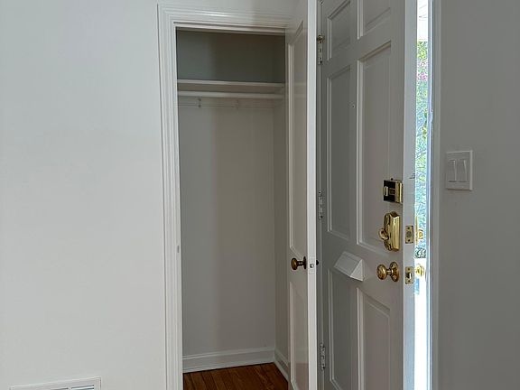 Coat closet near front door