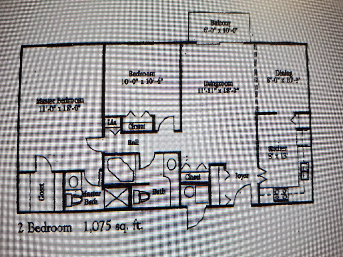 Floor plan 2 bedroom