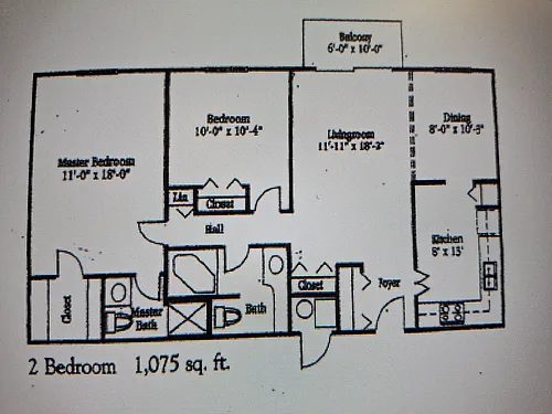 Floor plan 2 bedroom