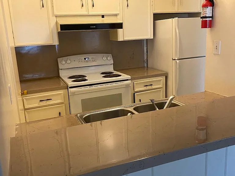 Open Kitchen with pass thru bar