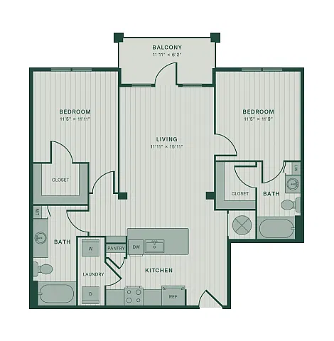 Floor plan The Lily