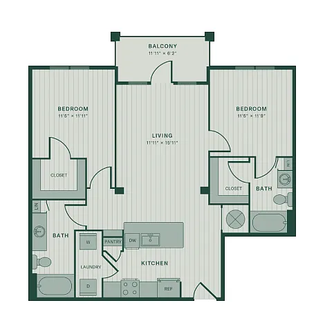 Floor plan The Lily