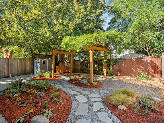 Private, fully fenced backyard.