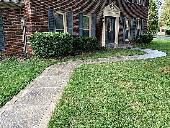 From driveway to front