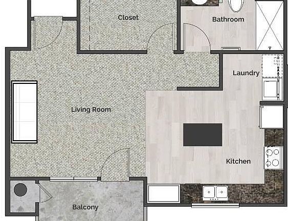 2nd image of 431 E 6th St APT 107