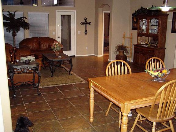 Custom tile and carpet in living room