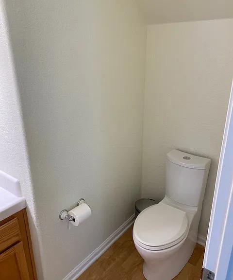 1/2 bathroom downstairs