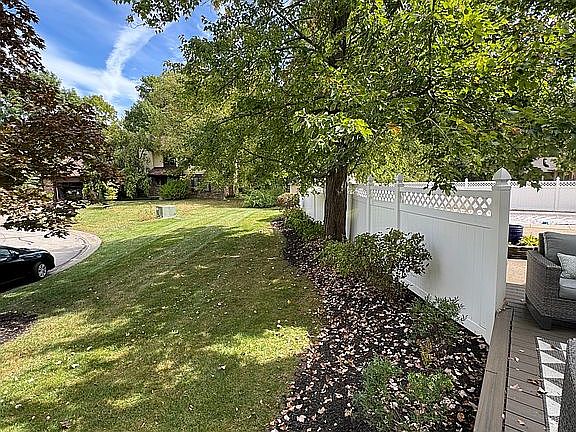 Back Yard near deck