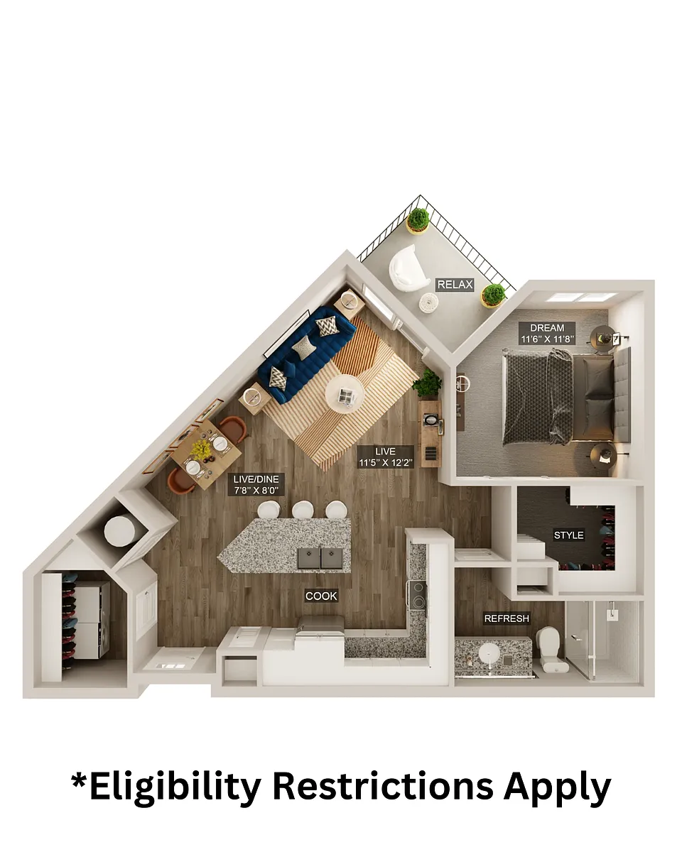 Floor plan A2 - Affordable