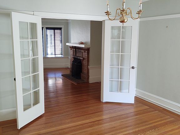 Formal dinning opens into the living room.