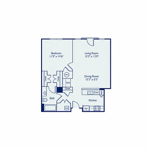 Floor plan A1E
