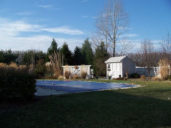 Winter View of Pool Area