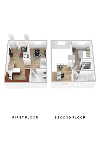 Floor plan Vera - Loft w/ Den
