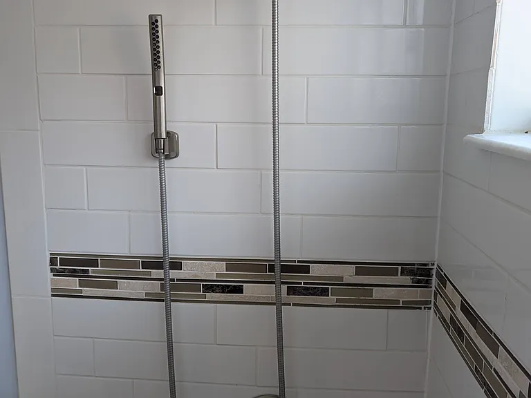 downstairs bathroom shower