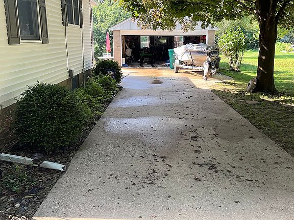 Concrete Drive and garage