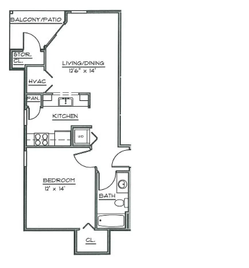 Floor plan 1A New Construction
