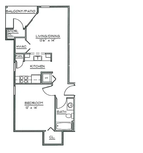 Floor plan 1A New Construction