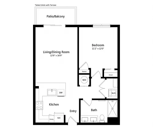 Floor plan A21