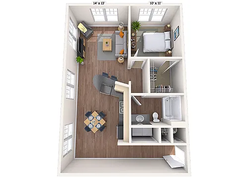 Floor plan Waldorf