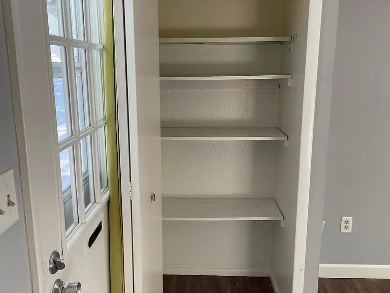 Additional Storage Closet in living area.