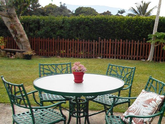 Yard facing Kamalu Rd.