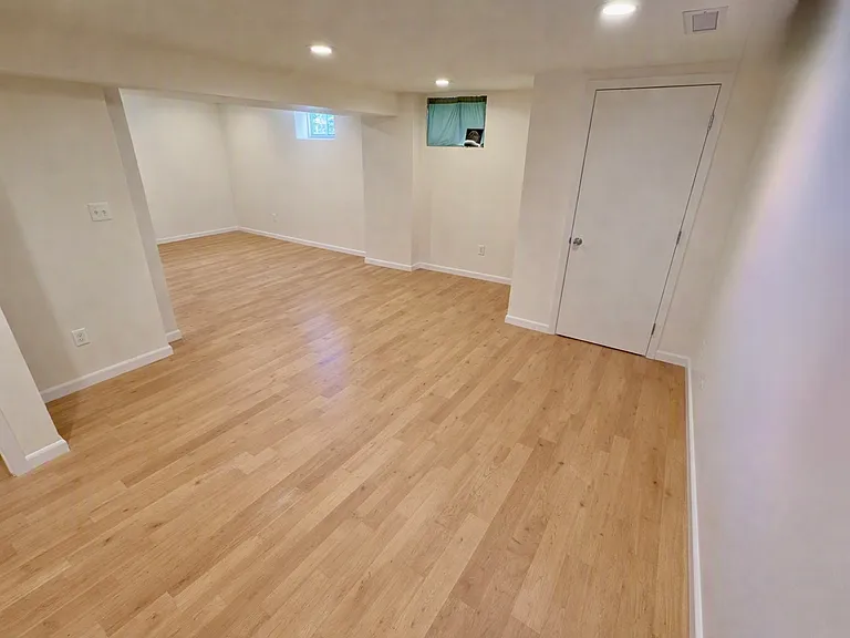 Remodeled basement living space