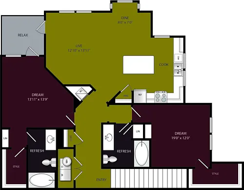 Floor plan B2G