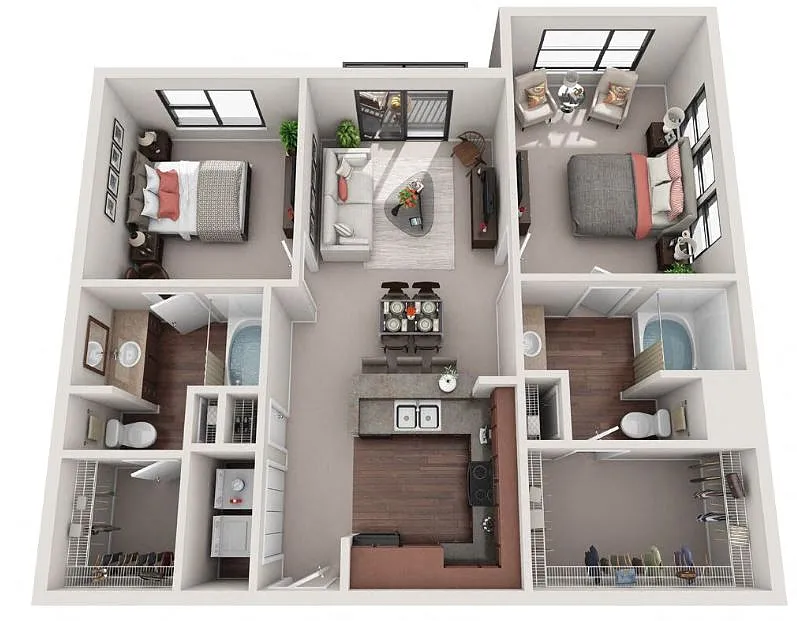 Floor plan B1