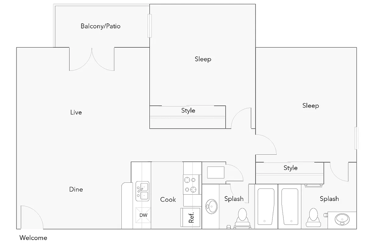 Floor plan Cambridge