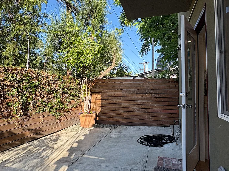 288 Square feet of private patio.