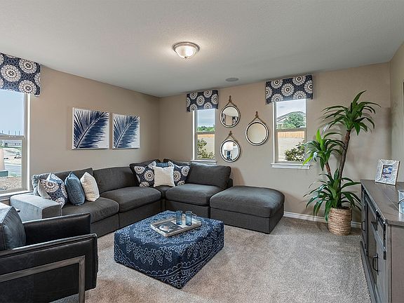 Plan 2411 Game Room as modeled at Champions Landing