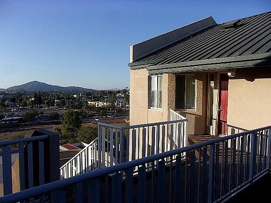 Front door with view of Cowles Mtn in the background