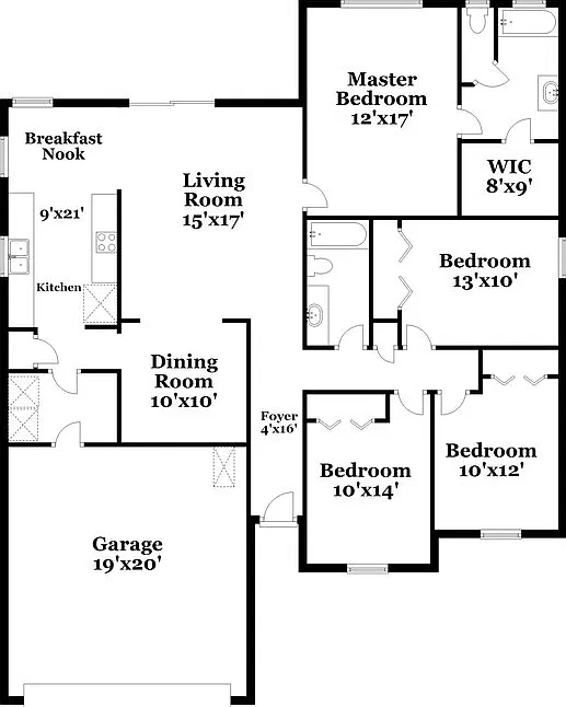 3 bed, 2.0 bath, 1597 sqft, $3,060 — Photo 2