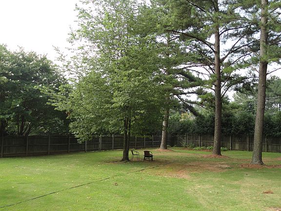 large enclosed backyard