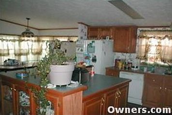 Kitchen Showing Island Work Area