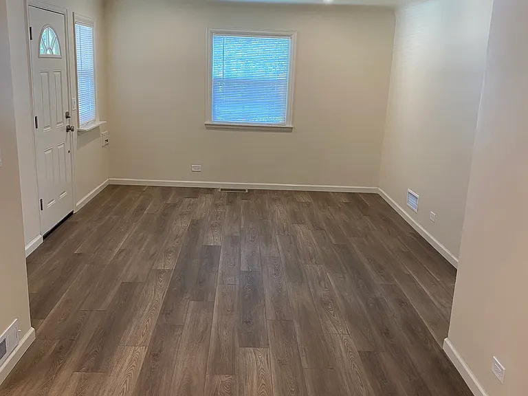Dining room and living room
