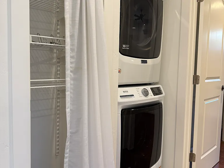 Hall, washer and dryer
