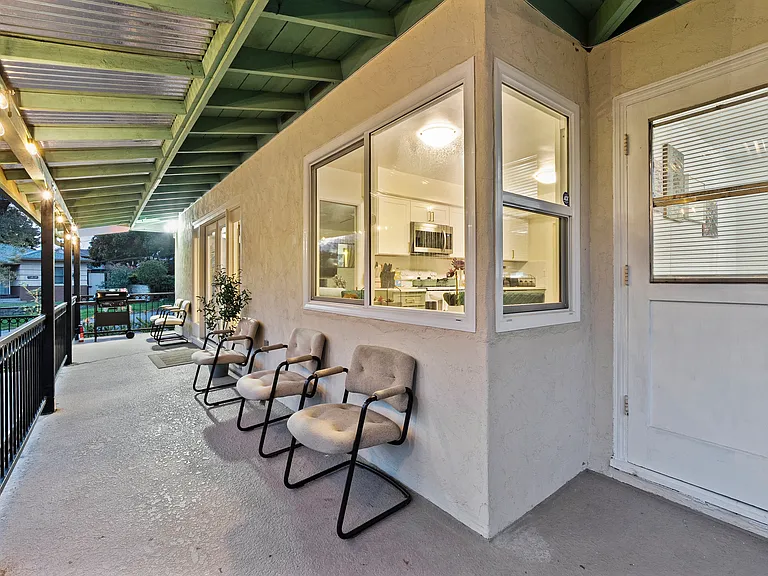 Relax and unwind on the balcony with cozy outdoor furniture and beautiful views