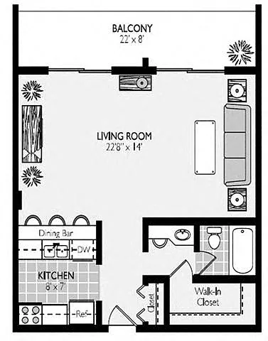 Floor plan Sawgrass