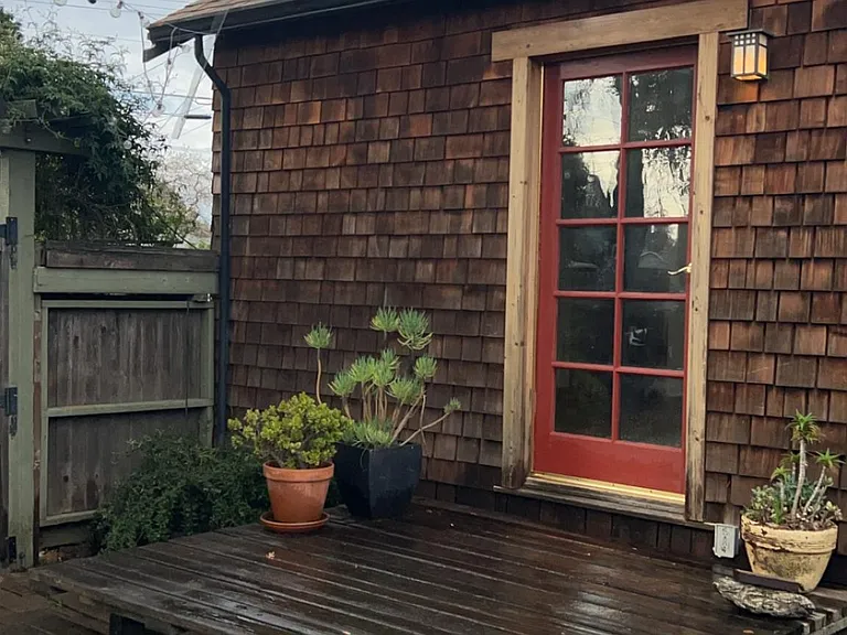Front bedroom patio