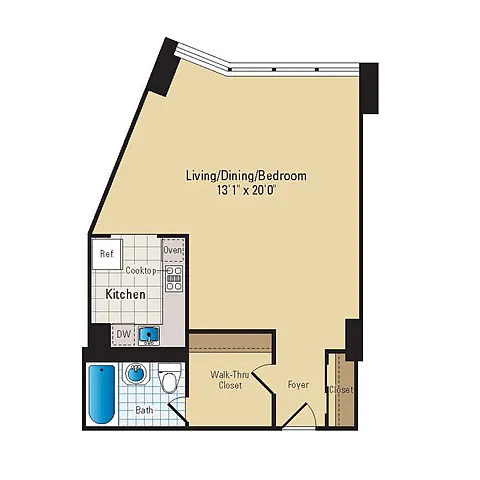 Floor plan Studio | S05