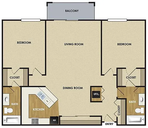 Floor plan Blue Spruce - 2E