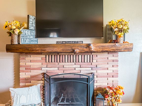 Wood-burning Fireplace