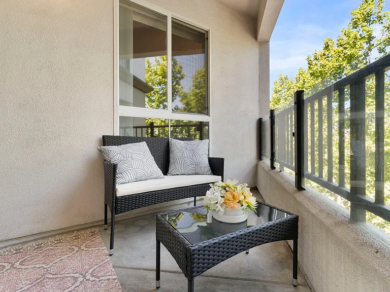 Private balconies available in select homes
