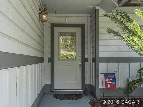Front porch with new door