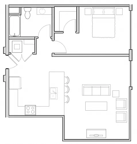 Floor plan A1E