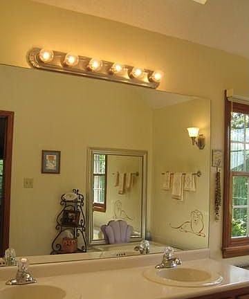 Master bath with skylights
