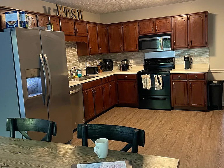 kitchen looking towards front of house