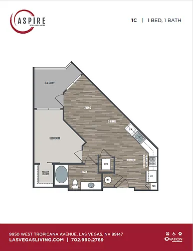 Floor plan 1C